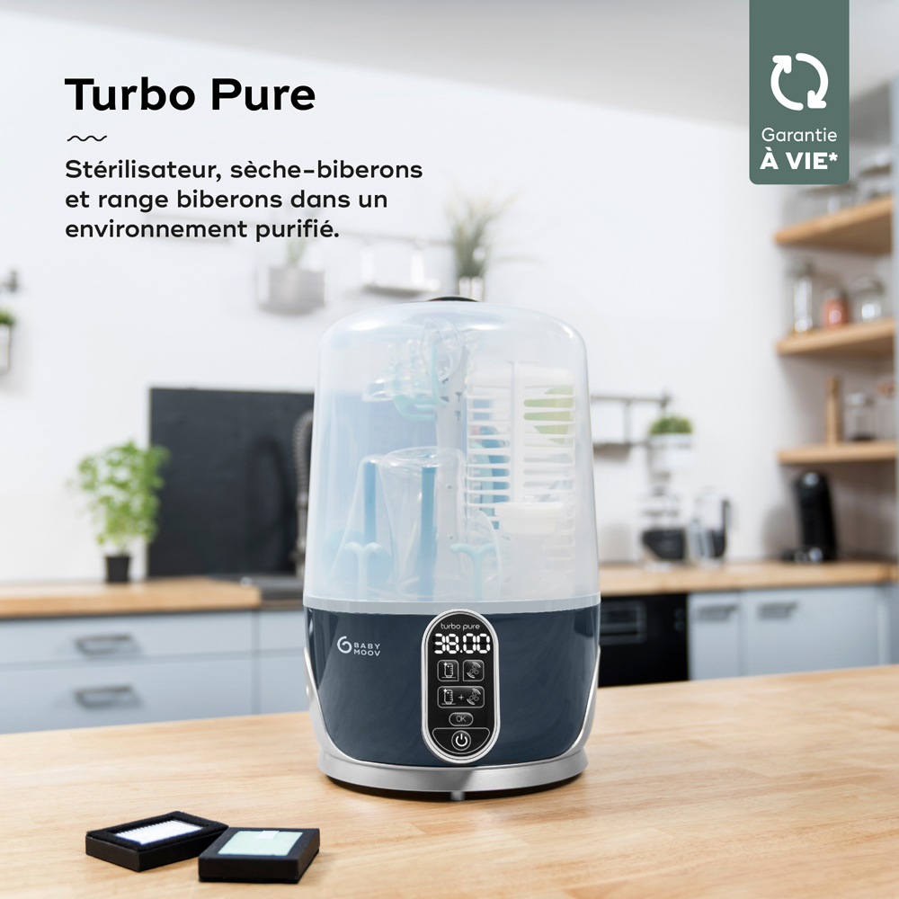 Stérilisateur sèche biberon électrique Turbo Pure