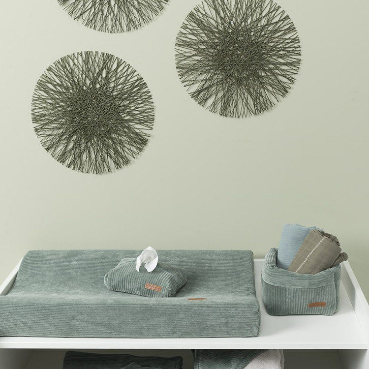 Panier de toilette Sense vert d'eau (18 x 18 cm) (Baby's Only) - Couverture