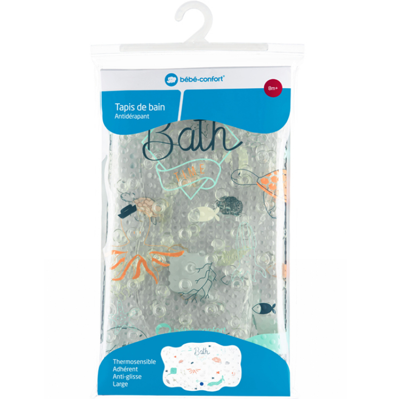 Tapis De Bain Avec Temoin De Temperature Bleu