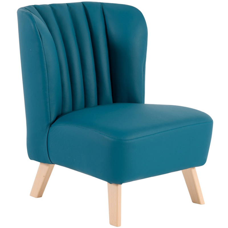 Fauteuil Enfant Bleu Petrole Memoire D Enfant