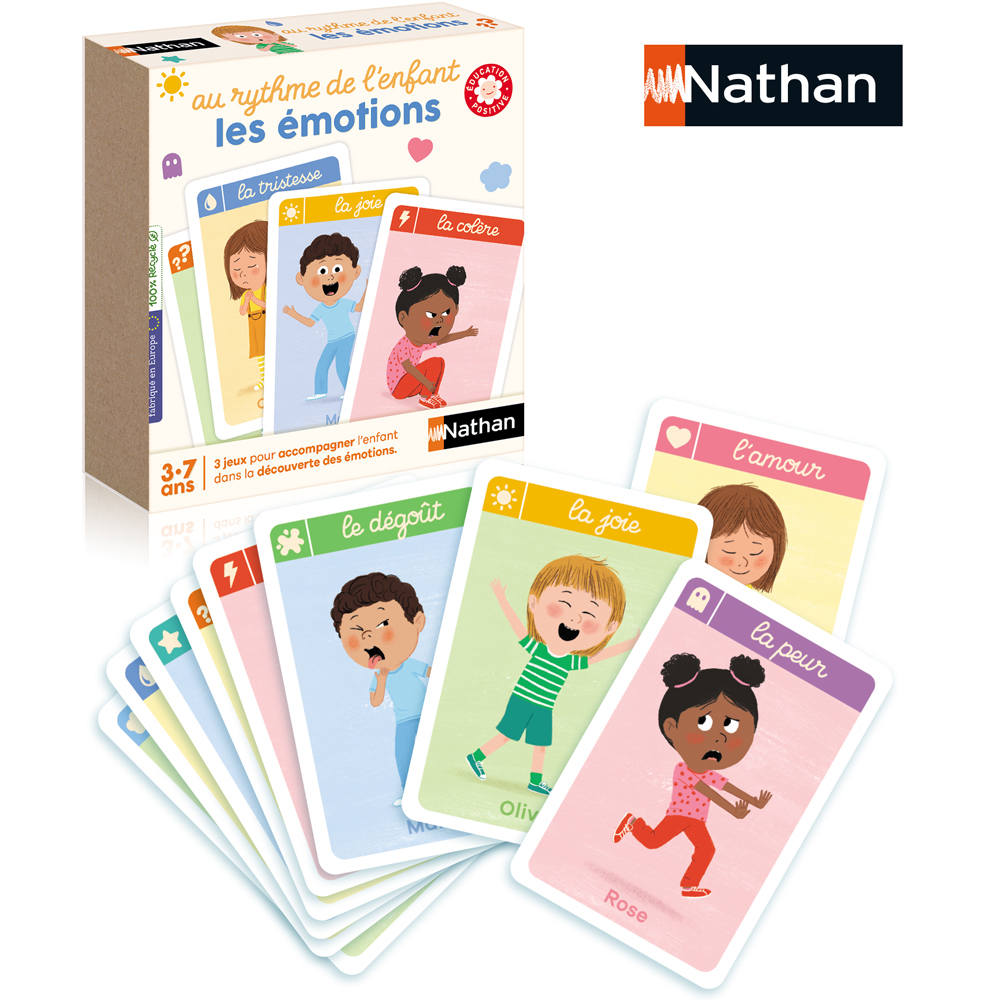 Nathan - Jeu de cartes éducatif dès 5 ans pour jouer avec les
