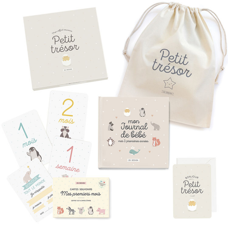 Coffret Souvenirs Petit Tresor Zu Berceau Magique