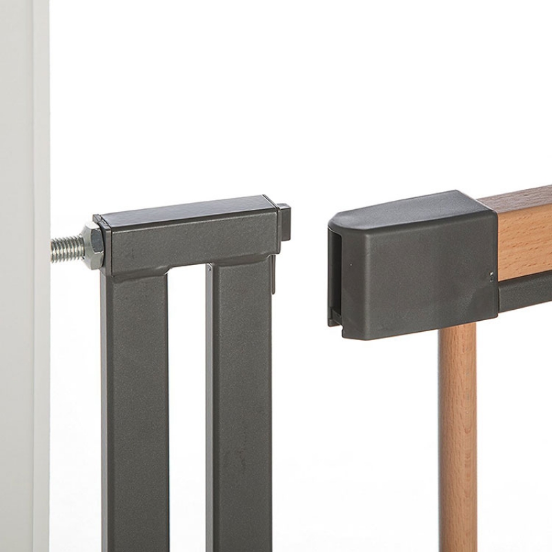 Barrière Easy Lock Wood Plus avec adaptateur escalier (84 à 92 cm) (Geuther) - Image 5