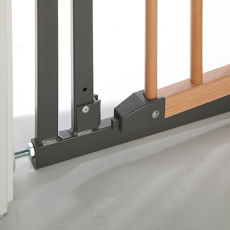 Barrière Easy Lock Wood Plus avec adaptateur escalier (84 à 92 cm) (Geuther) - Image 6