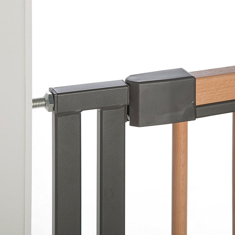 Barrière Easy Lock Wood Plus avec adaptateur escalier (84 à 92 cm) (Geuther) - Image 7