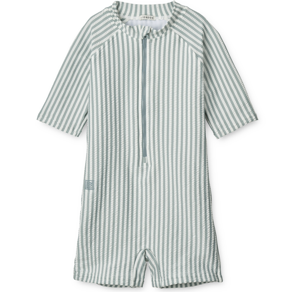 Maillot De Bain Bébé Fille Manches Longues - Combinaison Anti-UV Imprimé Flamingo Ou Fleur Avec Fermeture Éclair