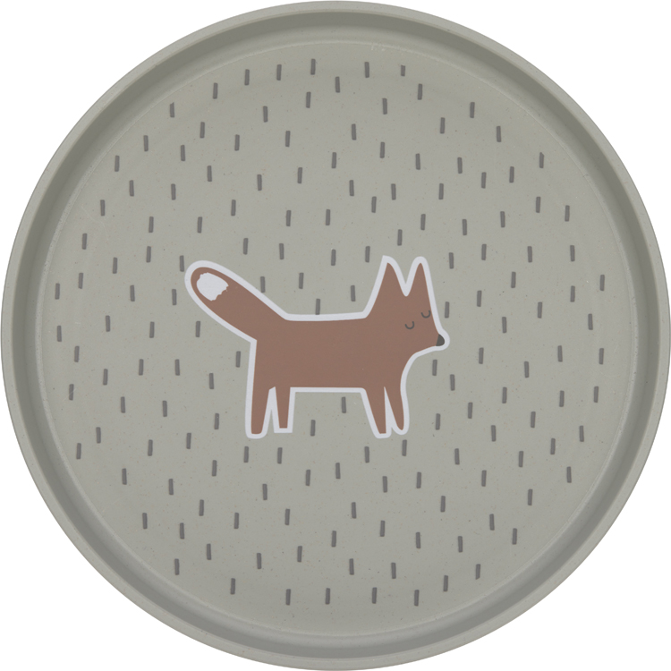 Assiette plate Little Forest Renard vert (Lassig) - Couverture