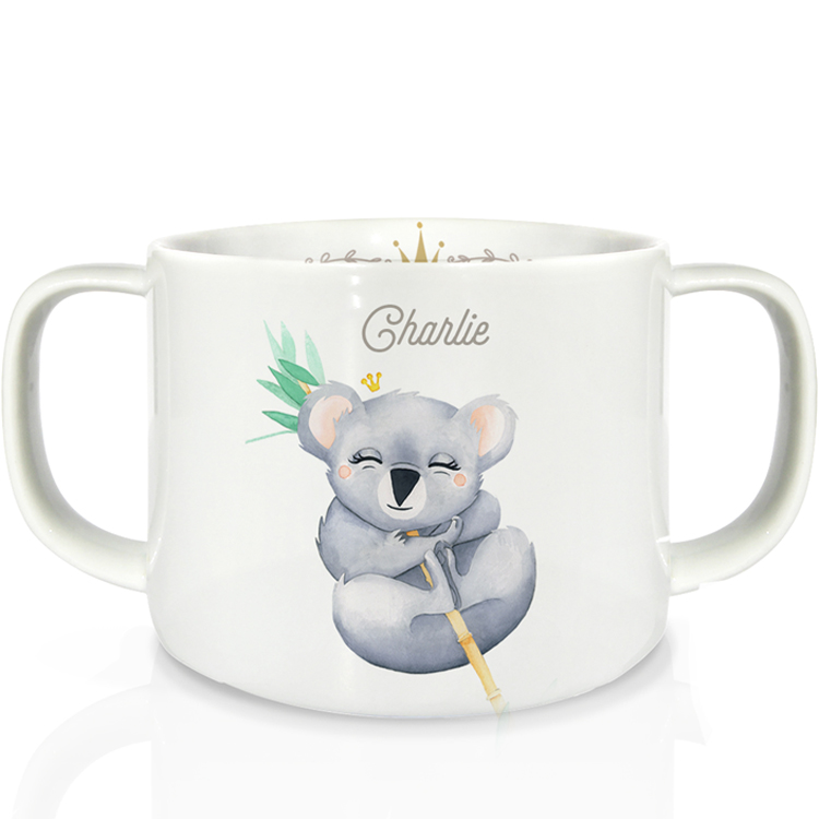 Tasse en porcelaine chat (prénom personnalisable) - Gaëlle Duval