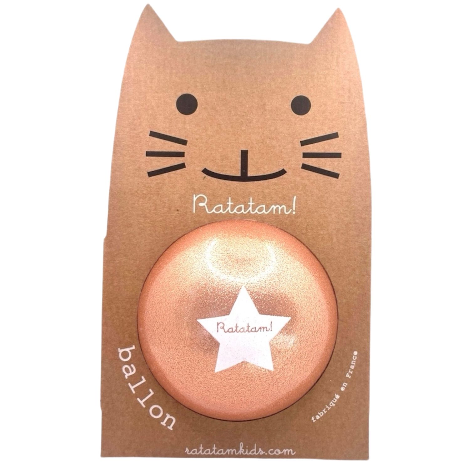 Ballon paillettes Cuivre (22 cm) Ratatam Berceau Magique