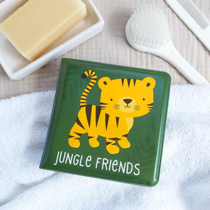 Livre de bain Jungle Friends Tigre (A Little Lovely Company) - Couverture