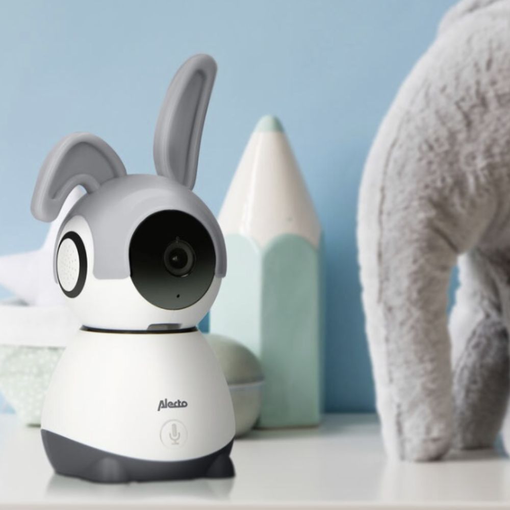 Babyphone Wifi avec caméra Smartbaby blanc et gris (Alecto) - Image 2