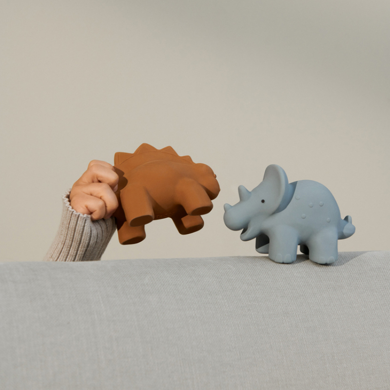 Lot de 3 jouets de bain David Dino blue multi mix (Liewood) - Couverture