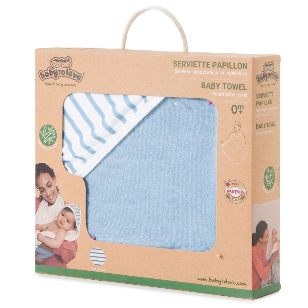 Serviette Tablier De Bain Papillon Mariniere Babytolove