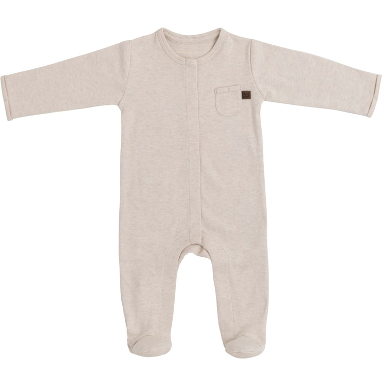 Pyjama en coton bio Melange warm linen (1 mois)