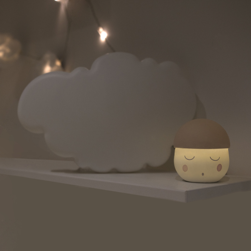 Veilleuse Squeezy grise (13 cm) (Babymoov) - Couverture