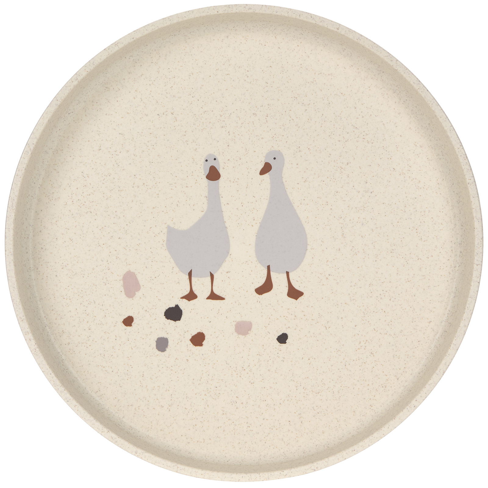 Assiette plate Tiny Farmer mouton et oie naturel (Lässig) - Image 2