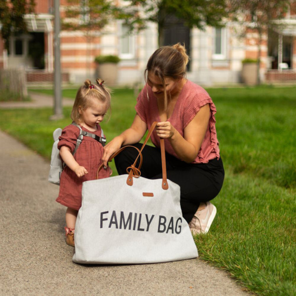 Sac à langer Family Bag CHILDHOME Canvas Gris