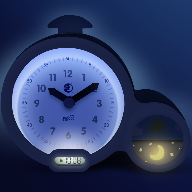 Réveil éducatif Kid'Sleep Clock rose : Pabobo