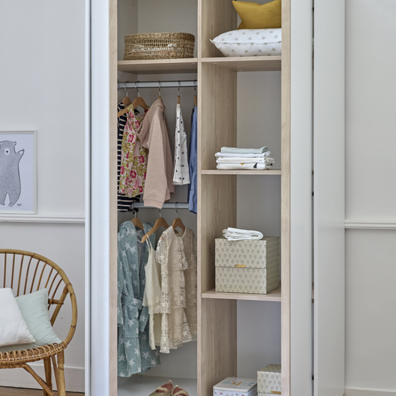 Armoire 2 portes blanc Céleste (Galipette) - Couverture