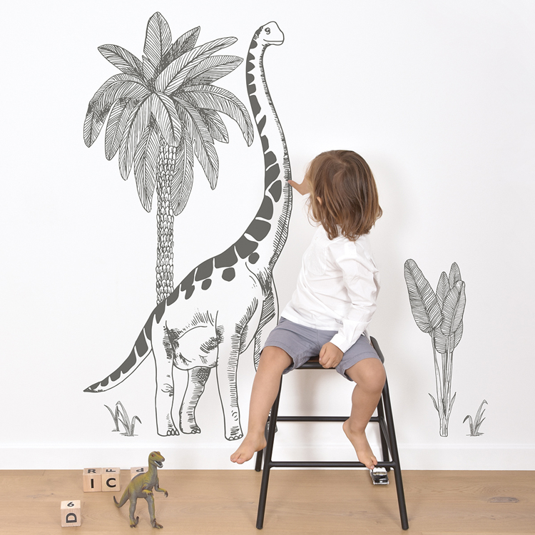 Sticker dinosaure Dinosaurus (64 x 130 cm) (Lilipinso) - Couverture