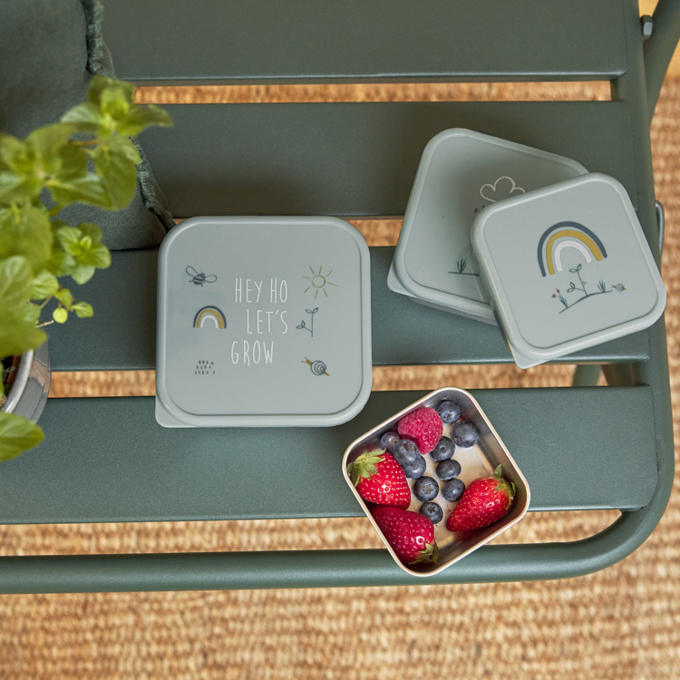 Lot de 3 boîtes à goûter Garden Explorer (Lassig) - Couverture