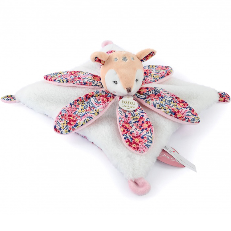 PELUCHE LAPIN ROSE PETAL - PETIT - La Petite Penderie