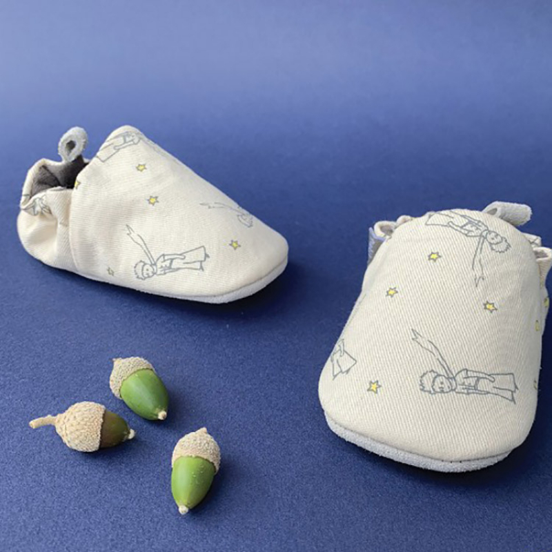 Chaussons en coton et cuir Le Petit Prince (6-12 mois) (Petit Jour Paris) - Couverture
