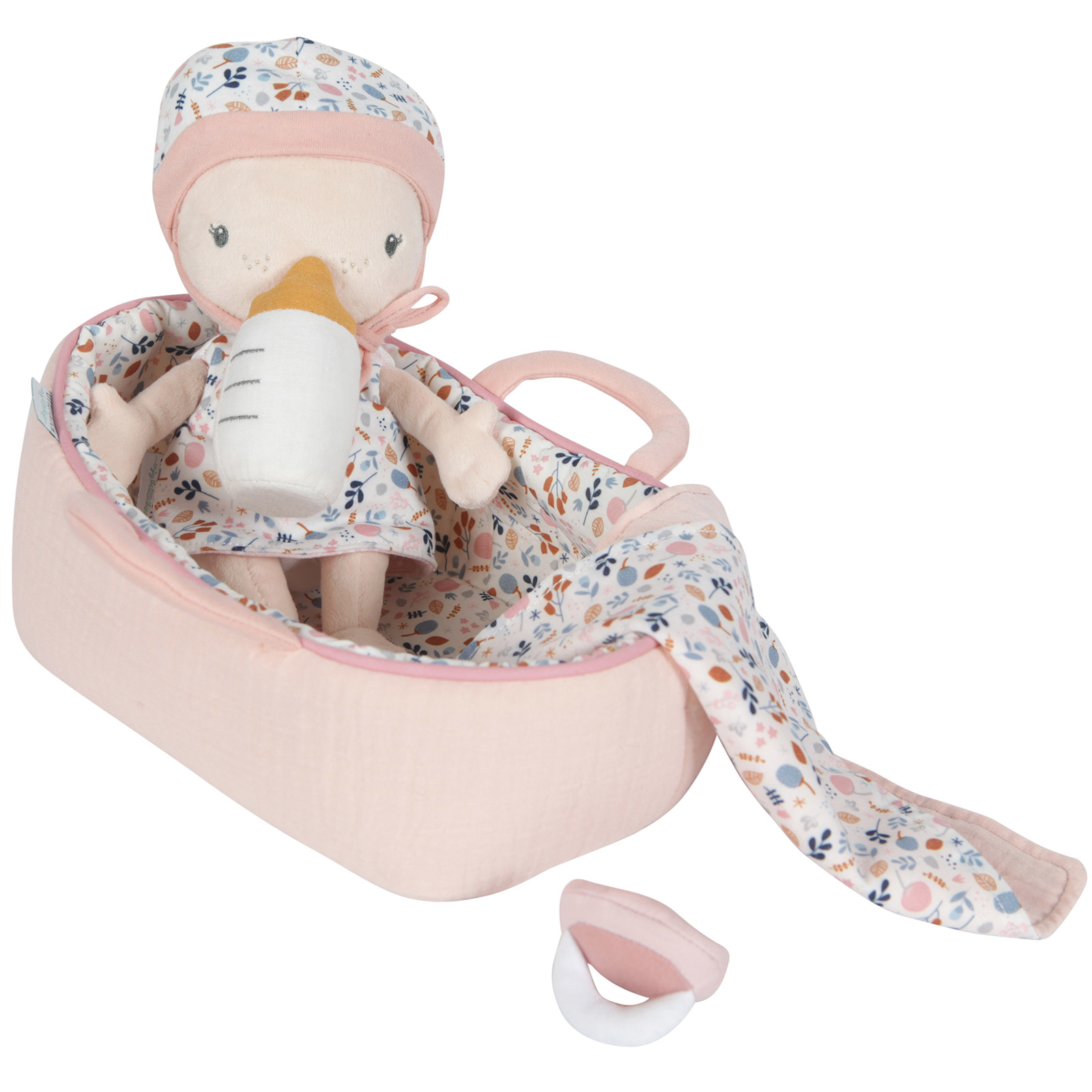 Poupée bébé douce pour fille très mignonne et petite - À partir de 1 à 2  ans (rose avec bandeau).422
