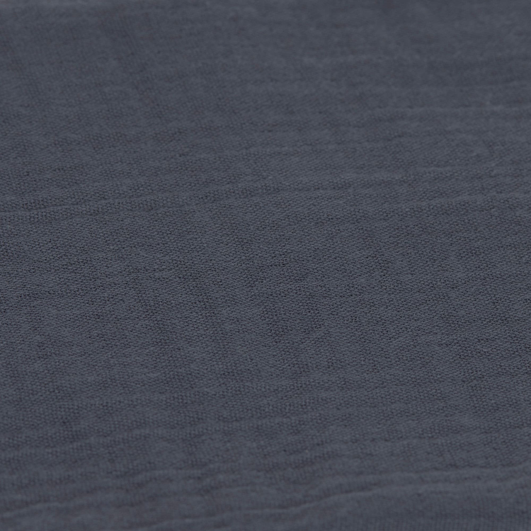Lot de 3 débarbouillettes en mousseline de coton bleu marine (30 x 30 cm) (Lässig) - Image 4