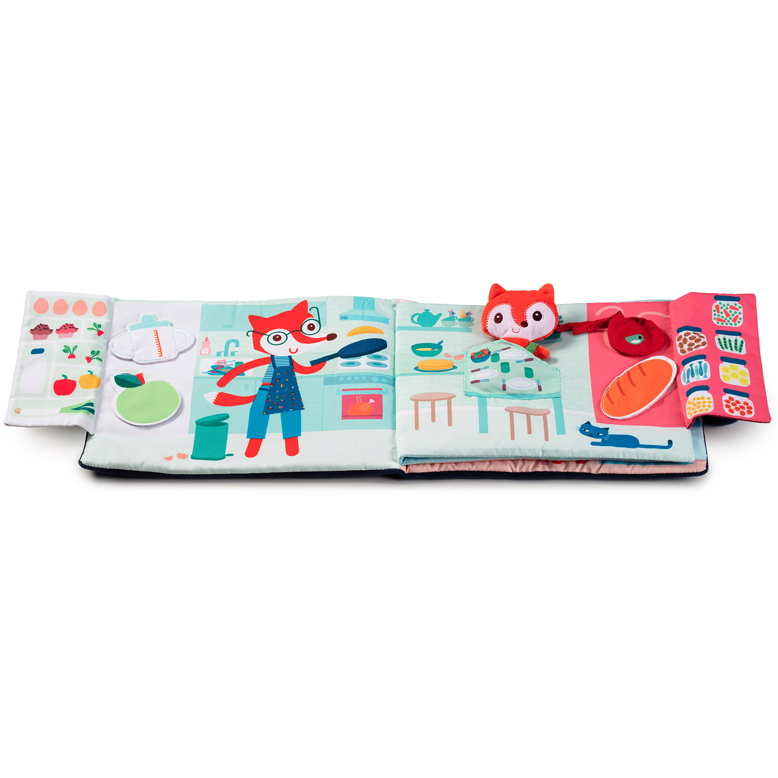 Livre bébé d'activités Bonsoir Petit Renard (Lilliputiens) - Couverture