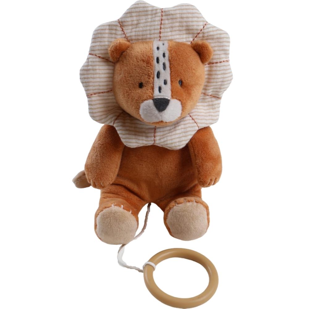 Liangnv 2 Pack Bear + Lion Baby Music Toy - Jouets musicaux en peluche avec  lumières et musique