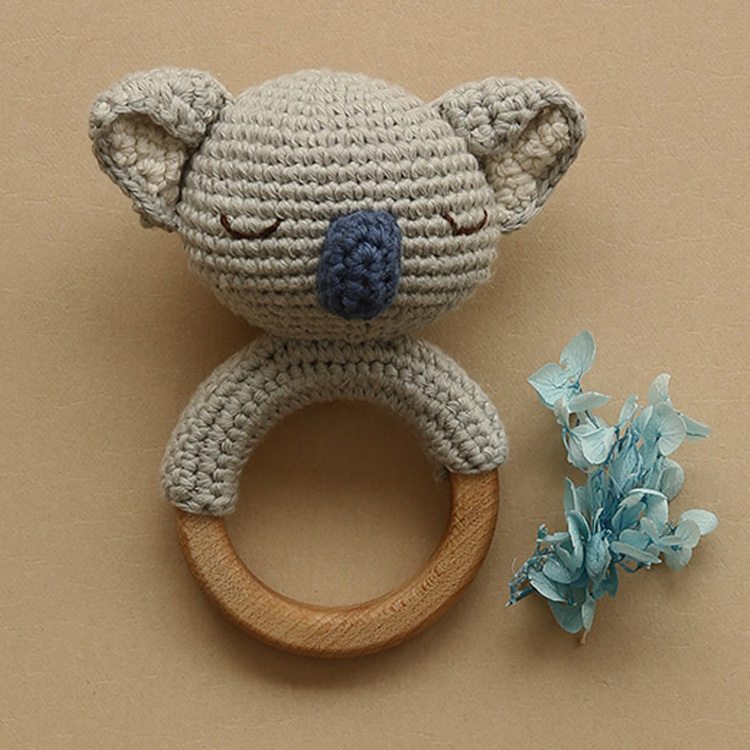 Hochet Bébé en Coton Bio - Patti Oslo - Crochet Kenni le Koala