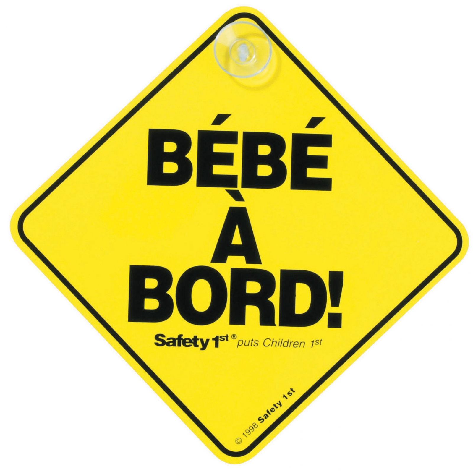 Signaletique Bebe A Bord Ventouse Safety 1st