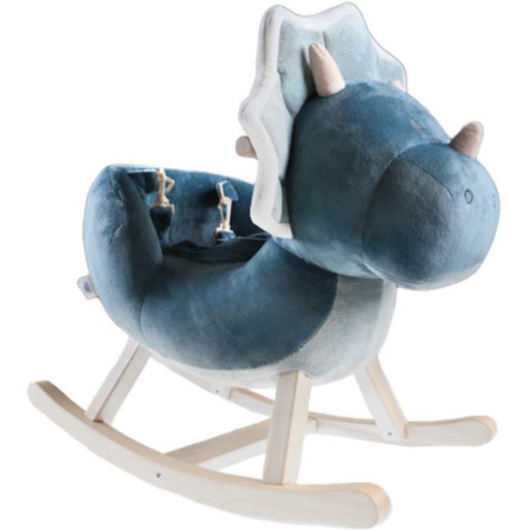 Jouets de Dentition / attache suce dinoraure bleu pour bébé