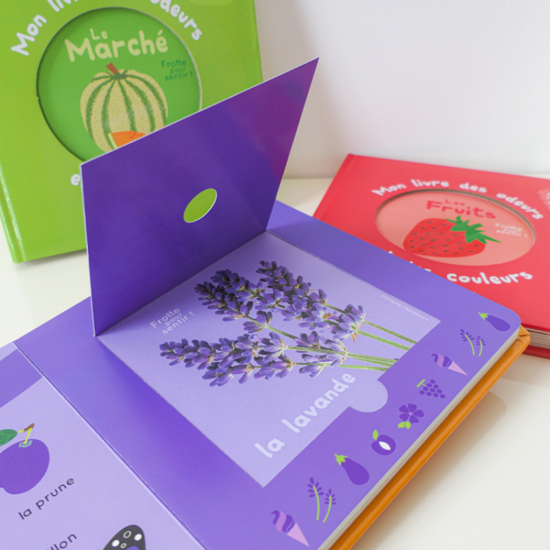 French children's book Mon livre des odeurs et des couleurs: Le
