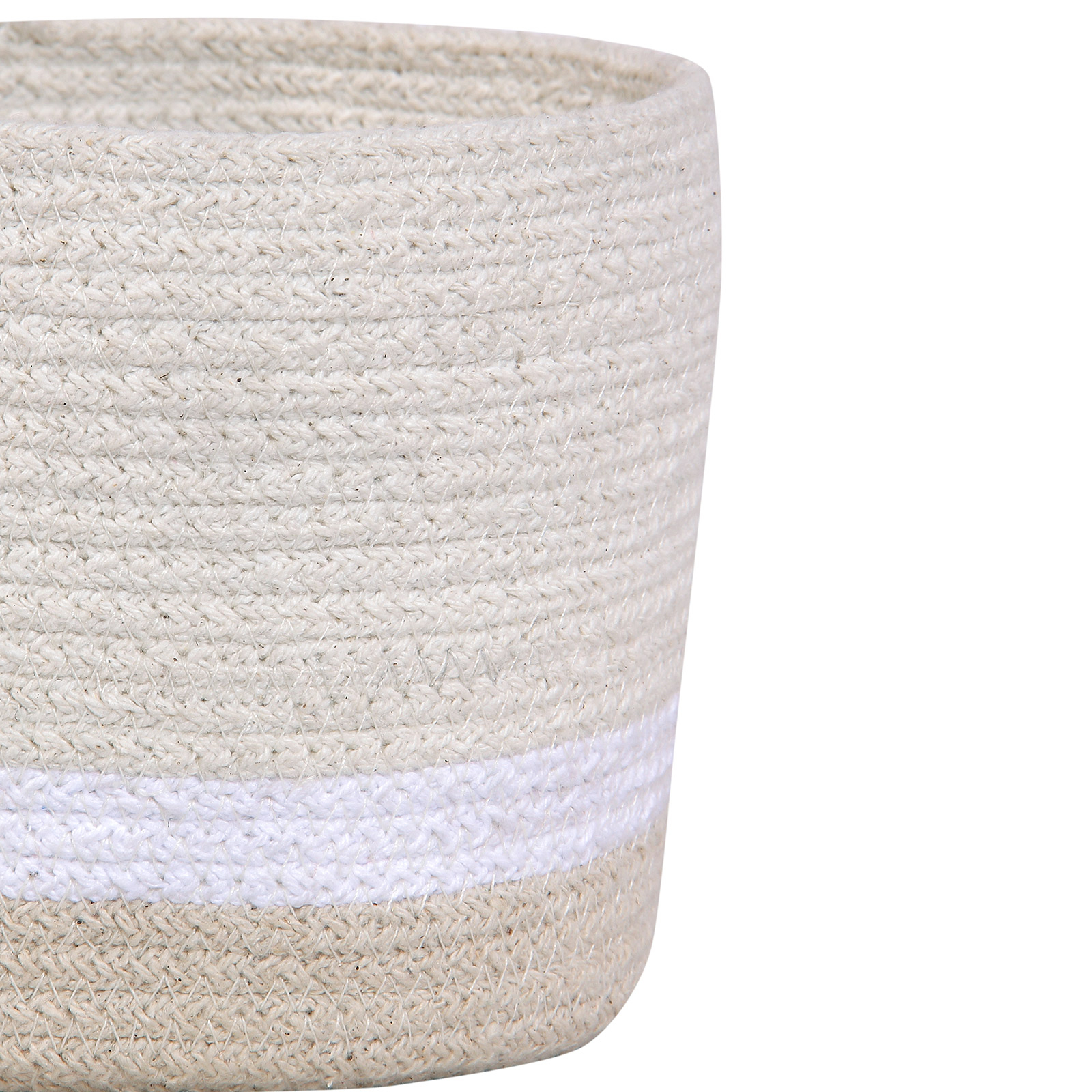 Panier de rangement en coton My Little Ones ivoire (15 x 15 x 15 cm) (Lorena Canals) - Couverture