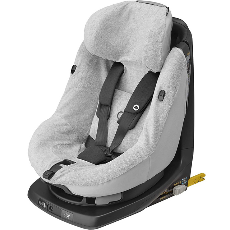 Housse d'été universelle pour siège bébé par exemple Maxi Cosi 100 % coton gaufré Housse de siège auto pour enfant Housse de siège auto pour enfant Housse gaufrée Sauge 