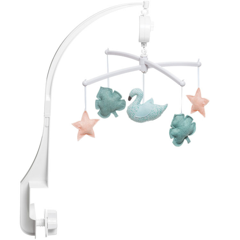 Mobile Musical Cygne Vert Melodie Au Choix