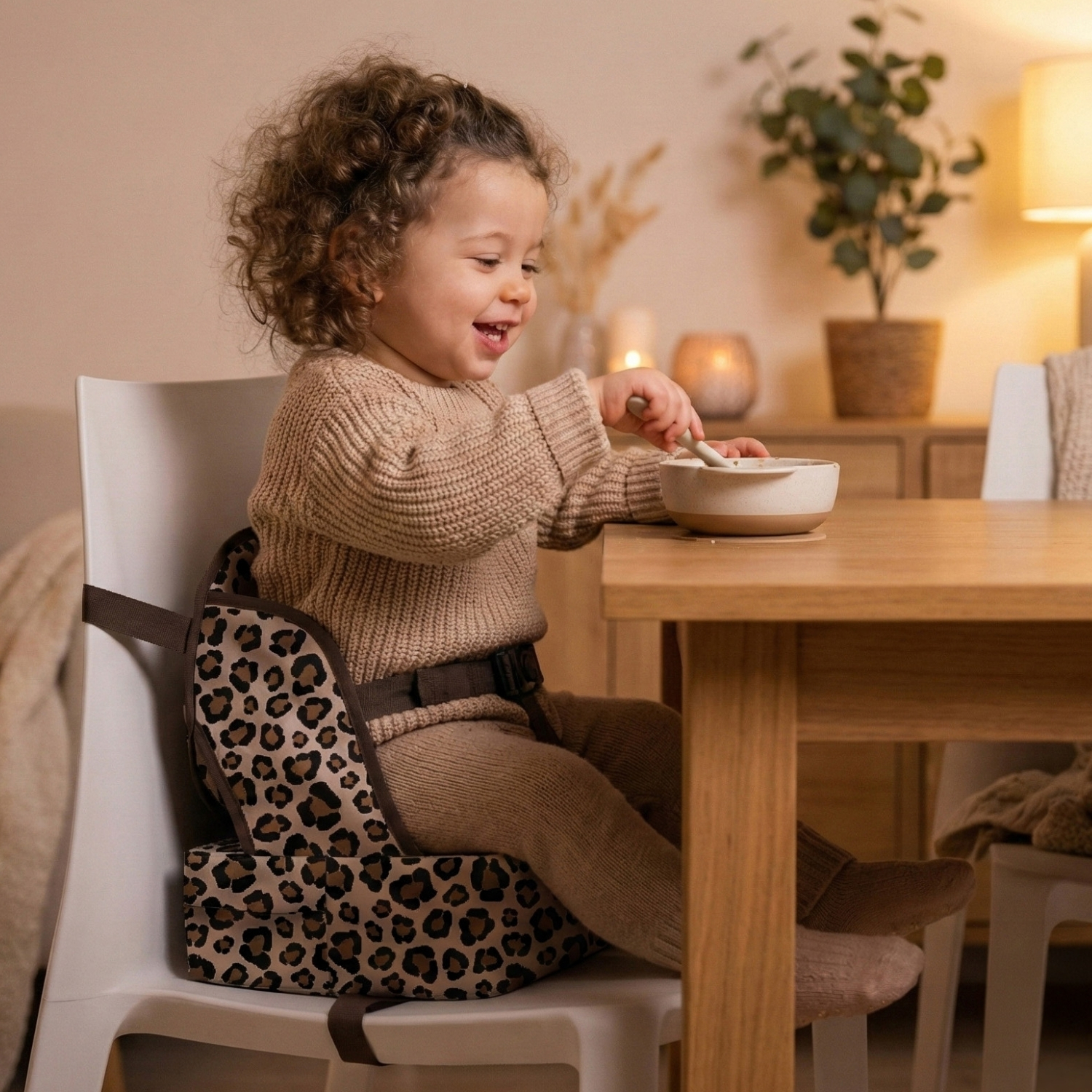 Rehausseur nomade en tissu Easy Up de BabyToLove