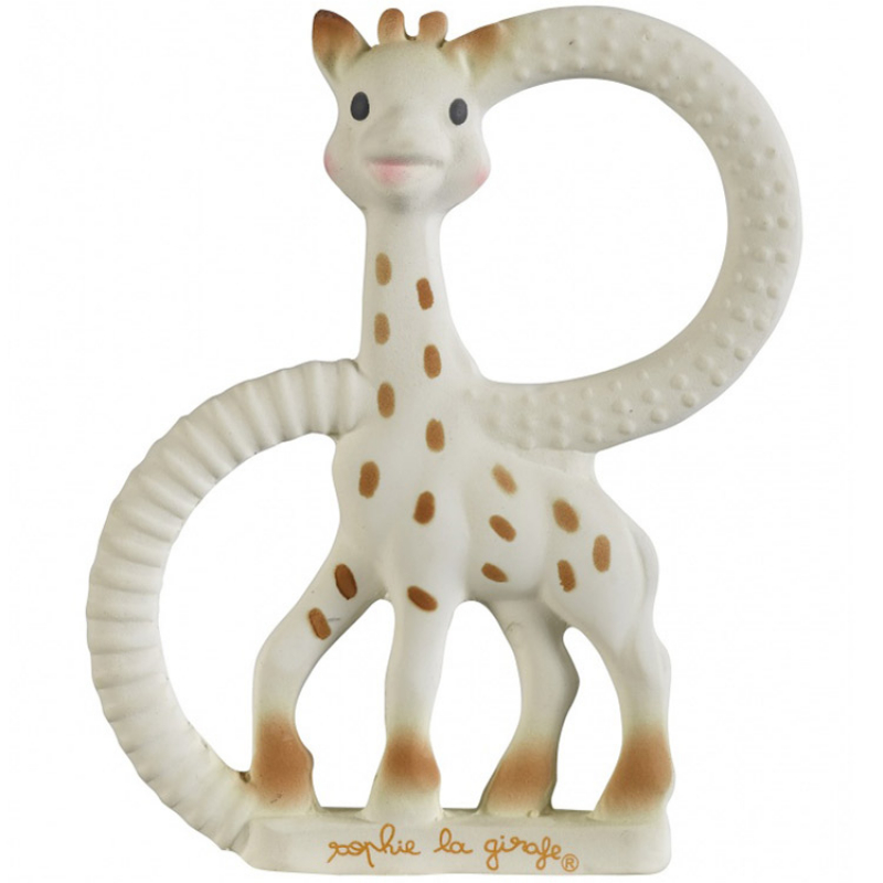 Sophie la Girafe So'Pure Jouet de dentition avec anneau - 100% caoutchouc  naturel