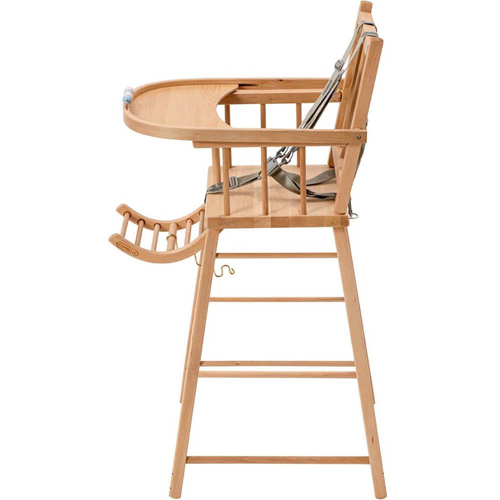 Chaise haute traditionnelle André vernis naturel (Combelle) - Image 7